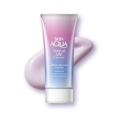 Skin Aqua Tone Up UV Essence Sonnenschutz verbessert die Transparenz herrlicher Seifenduft Lavendelduft. SPF50+PA++++.