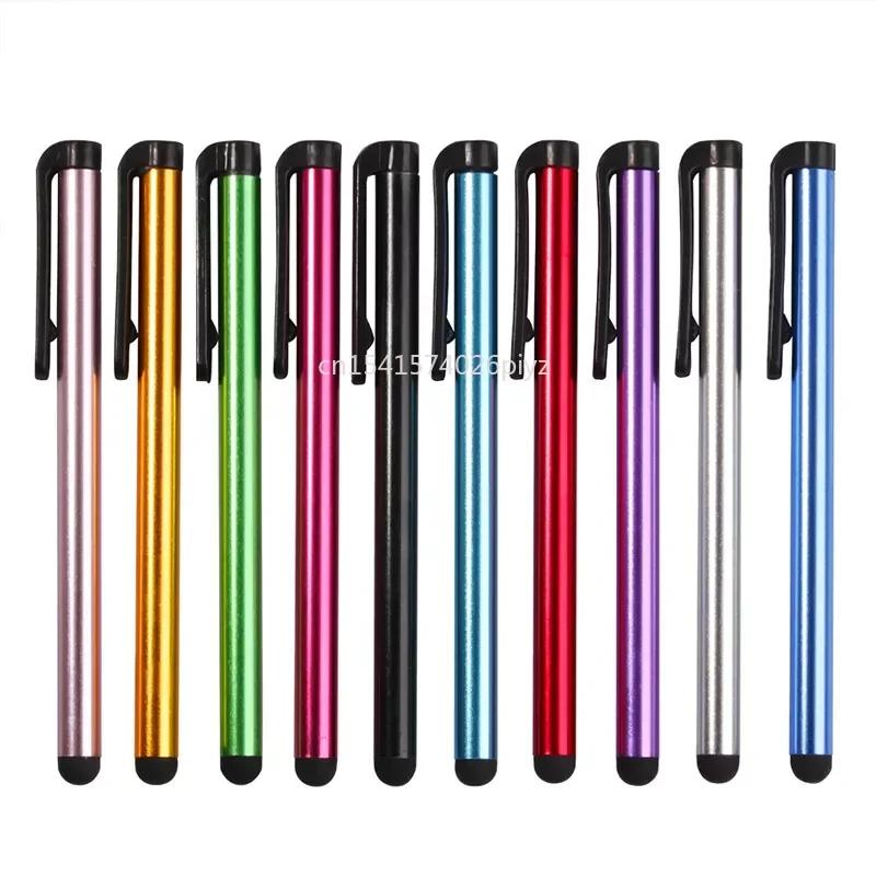 1 Stück Touchscreen-Stylus-Stift für iPad iPhone Samsung Kapazitiver Touch-Stift Bleistift Mit Stiftclip Für Smartphone-Tablet