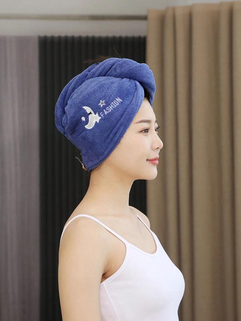 1pc Quickly Dry Hair Hat Towel Super Absorbent Soft Bathroom Women Head Towels Girls Cute Hair Towel Hair Dry Wrap Bonnets