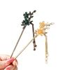 Antique Double Flower Hairpin, Advanced Sense, New Chinese Style Disc Hair Accessories, Hanfu Step Shake Xiuhe Headdress, Hairpin, Hairpin Jewelry