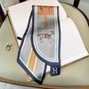 Fashion new cross small silk scarf women's headband Korean version spring, autumn and summer professional scarf small scarf square scarf headband