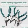 SATA Snap Ring Pliers Set: Internal/External, Bent Nose for Shaft Holes