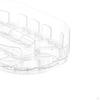 360° Turntable Refrigerator Organizer Beverage Bins Spice Storage Rack Organizers and