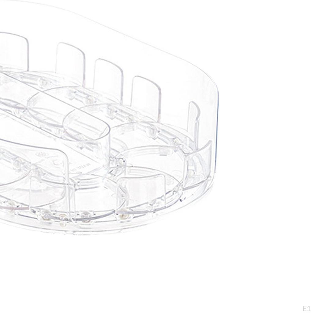 360° Turntable Refrigerator Organizer Beverage Bins Spice Storage Rack Organizers and