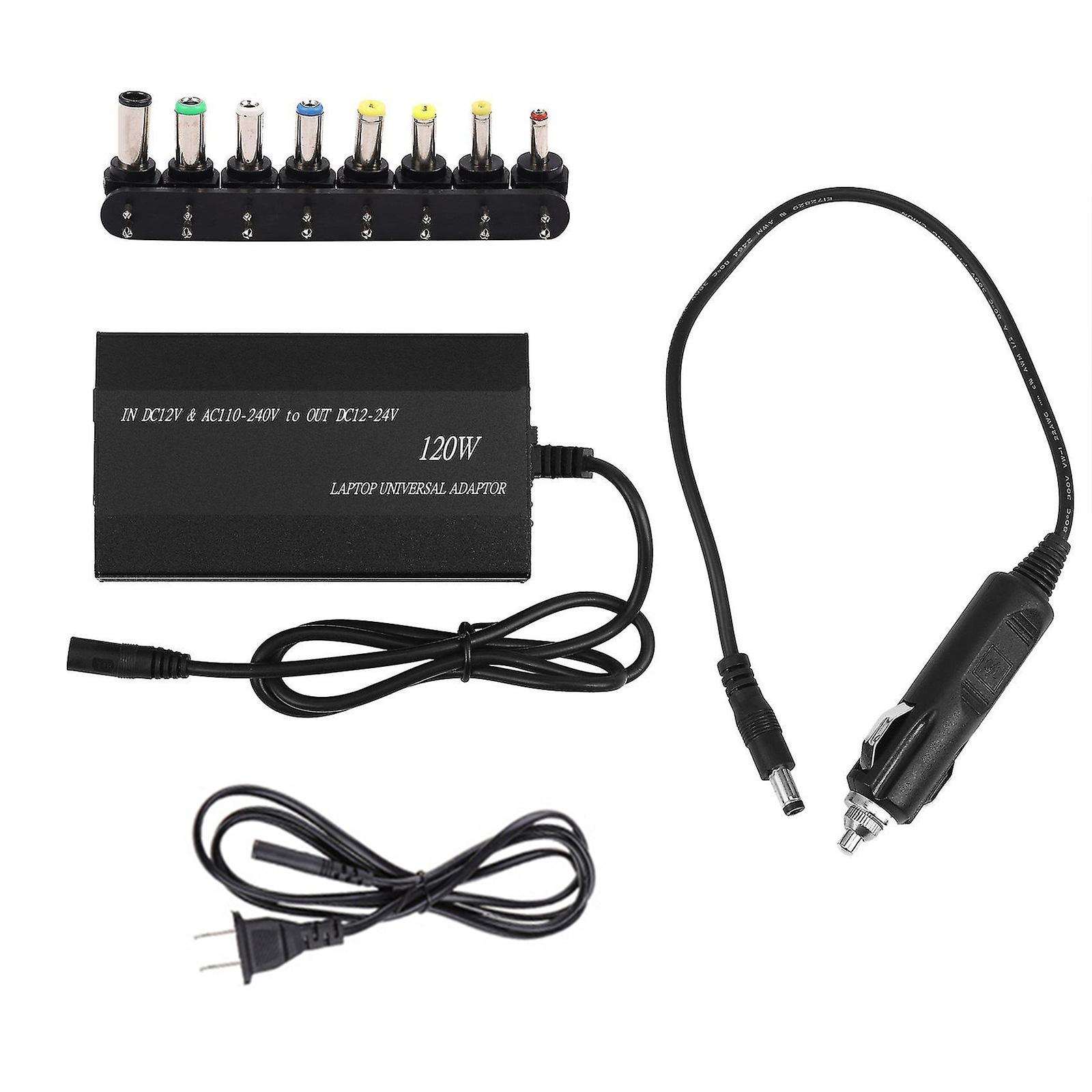 

Необхідний Побутовий Автомобільний 120 Вт Зарядний Пристрій для Ноутбуків Дорожні Адаптери для Домашніх Подорожніх Пристроїв 12/15/16/18/19/20/22/24В Вихід US