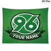 Custom Name Hannover Printed Tapestry – Wall Hanging for Bedrooms, Dorms, and Home Decor