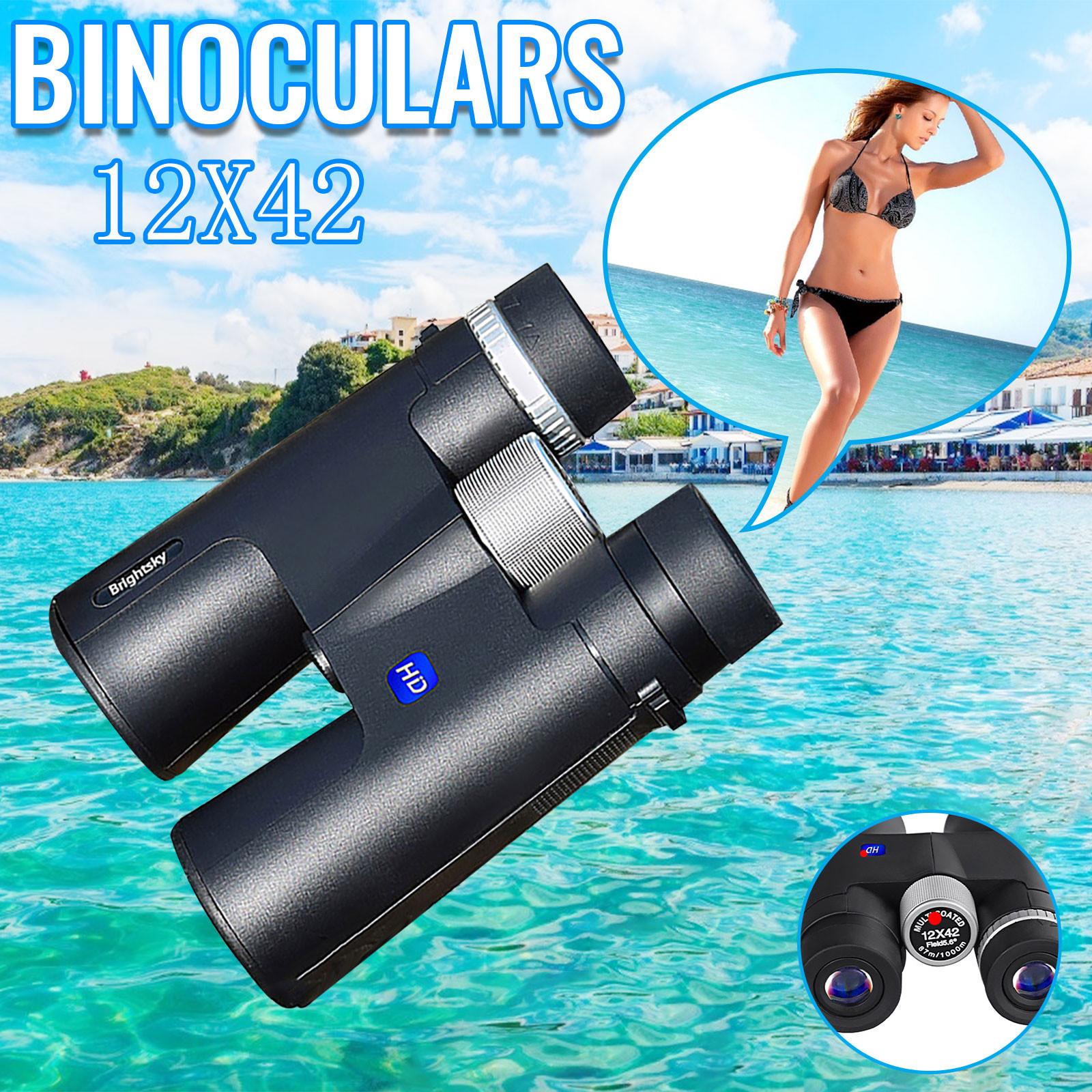 

10-кратний бінокль HD 12x42, телескоп із фіксованим збільшенням, портативні подарунки для дітей армія зелений колір