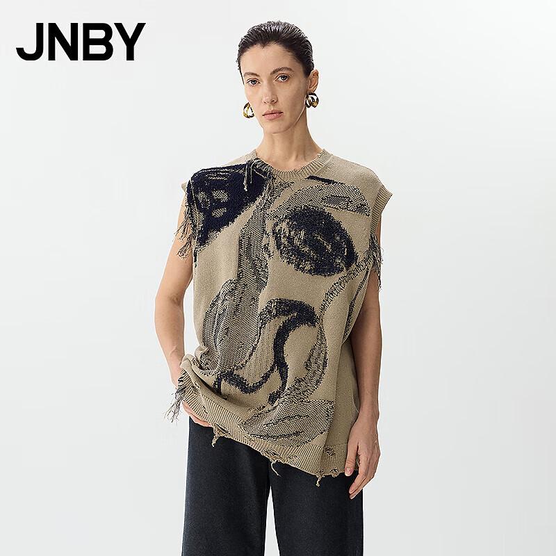 

JNBY 2025 Весенний вязаный свитер без рукавов S