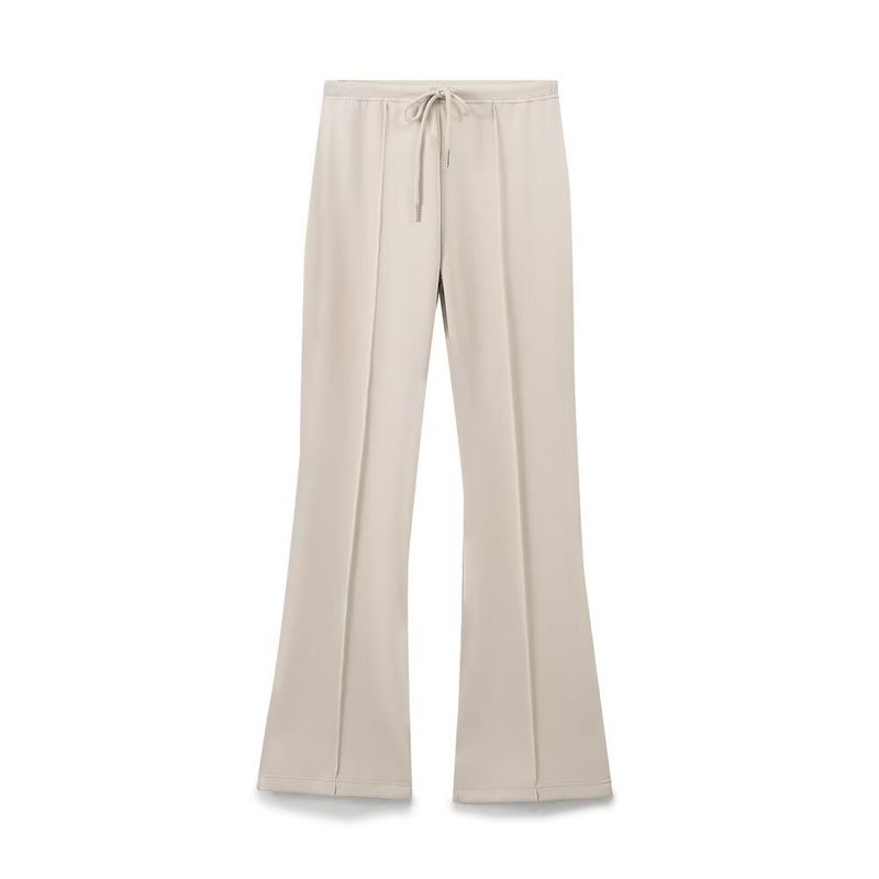 

Kaslead Новинка Женская одежда Модный стиль Модный Двусторонний тканевый Короткий свитшот Брюки 3641843 3641845 Creamy-white pants L