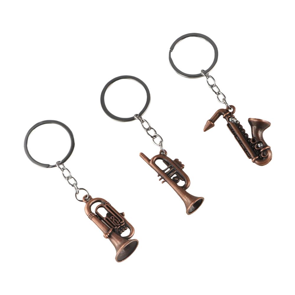 Key Holder Mini Instruments Keychain Mini Toys Car Pendant Trend Metal Keyring  Gifts