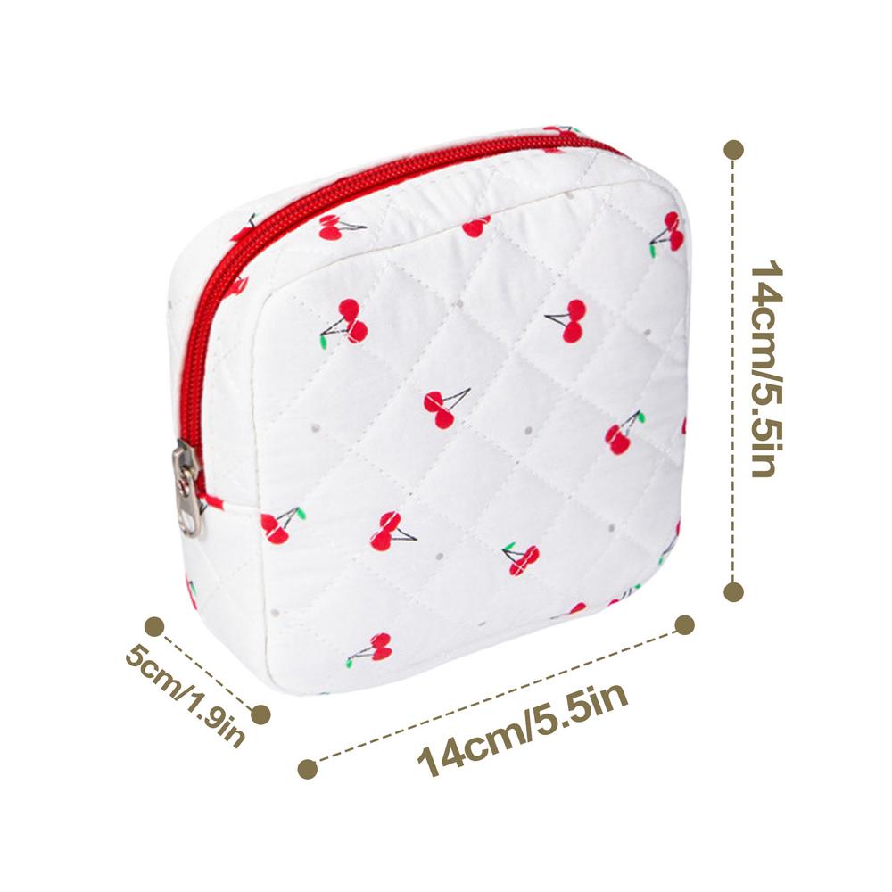 Sanitary Napkin Storage Bag Period Menstrual Pad Zipper Bag Stylish Menstrual Pouches Nursing Pad Holder Tampon Bags For Teen красный