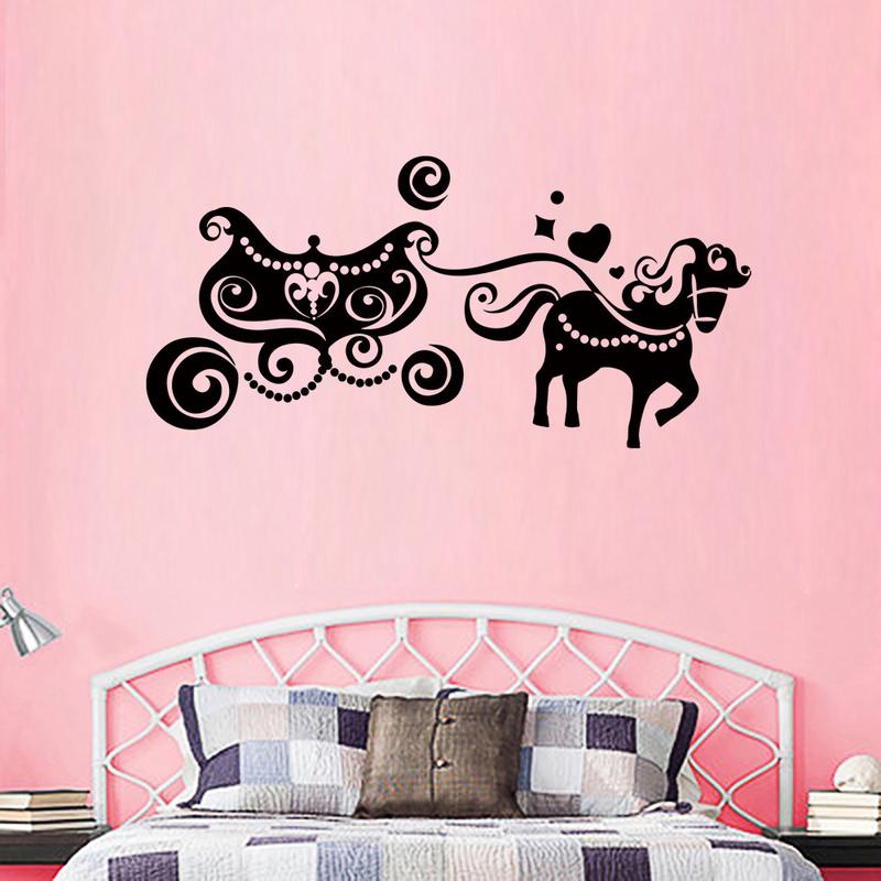 Fashion Creative Carriage Children's Room Bedroom Wall Decoration Wall Stickers