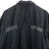 Embroidery Short Sleeve Jacket Black Front Zip Men's Used