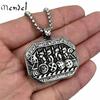Stainless Steel Mens Nordic Viking Pirate Ship Valknut Pendant Necklace Holiday Gift