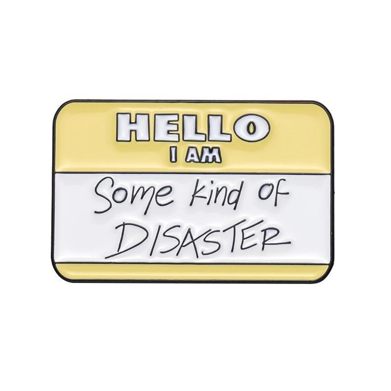 Kreatywny Kolorowy Zestaw Odznak z Literami Urocze Metalowe Broszki Do Czarujących Akcesoriów