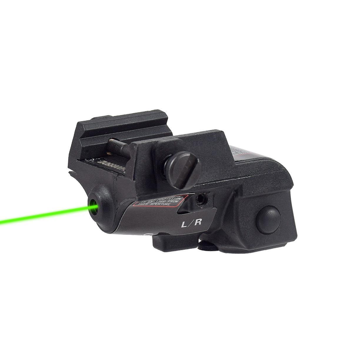 

Портативний тактичний лазер LG02 із зарядним пристроєм, що перезаряджається – маленький, висить зелено-блакитний лазер L3-G зелений