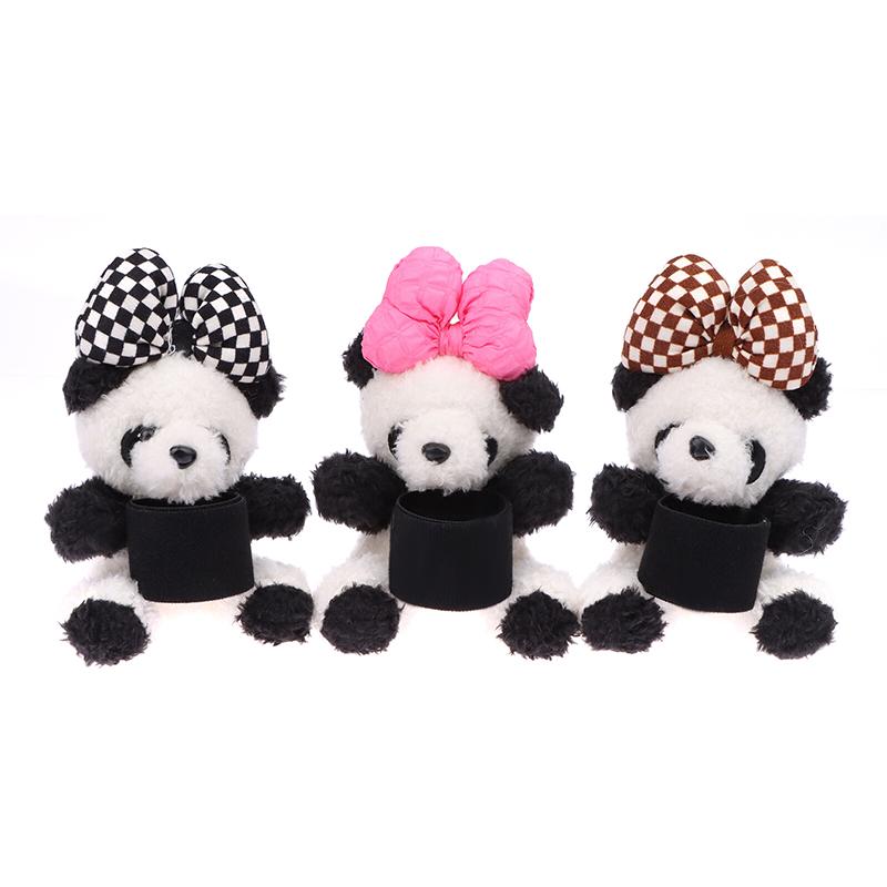 Plush Puppy Clutch Decoration Car Wiper Turn Signal Switch Decoration Cute Bowknot Dog Car Wiper Interior Accessories