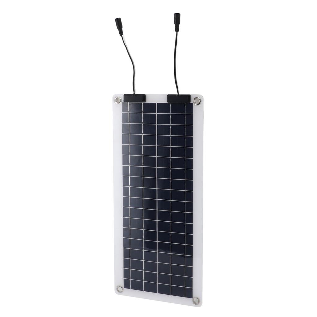 30W Monocrystalline Solar Battery   Solar Panel Kit with OBD   Red Black Battery Clips for Car Boat RV Trailer