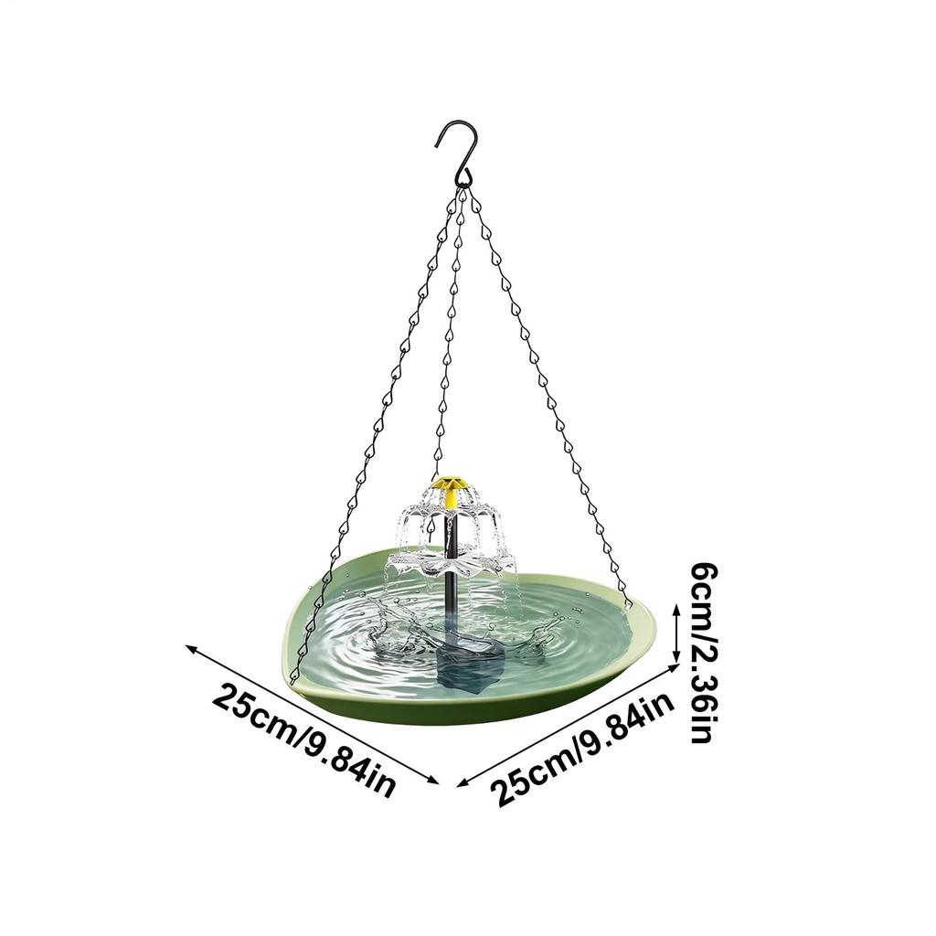 Bird Bath For Outside Heart Shape Weather Resistant Solar Bird Bath Fountain For Ponds Pool Patio Lawn Yard Macaws Sparrow