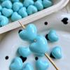 20Pcs/Lot 2.5mm Aperture Heart Shape Beads 17mm Handmade Accessory Beads  Handmade Crafts
