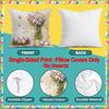 Easter Egg Cushion Pillowcase Printed Polyester 40/45/50Cm Throw Pillowcover Decorative Sofa Cushion Pillowslip Home Decor