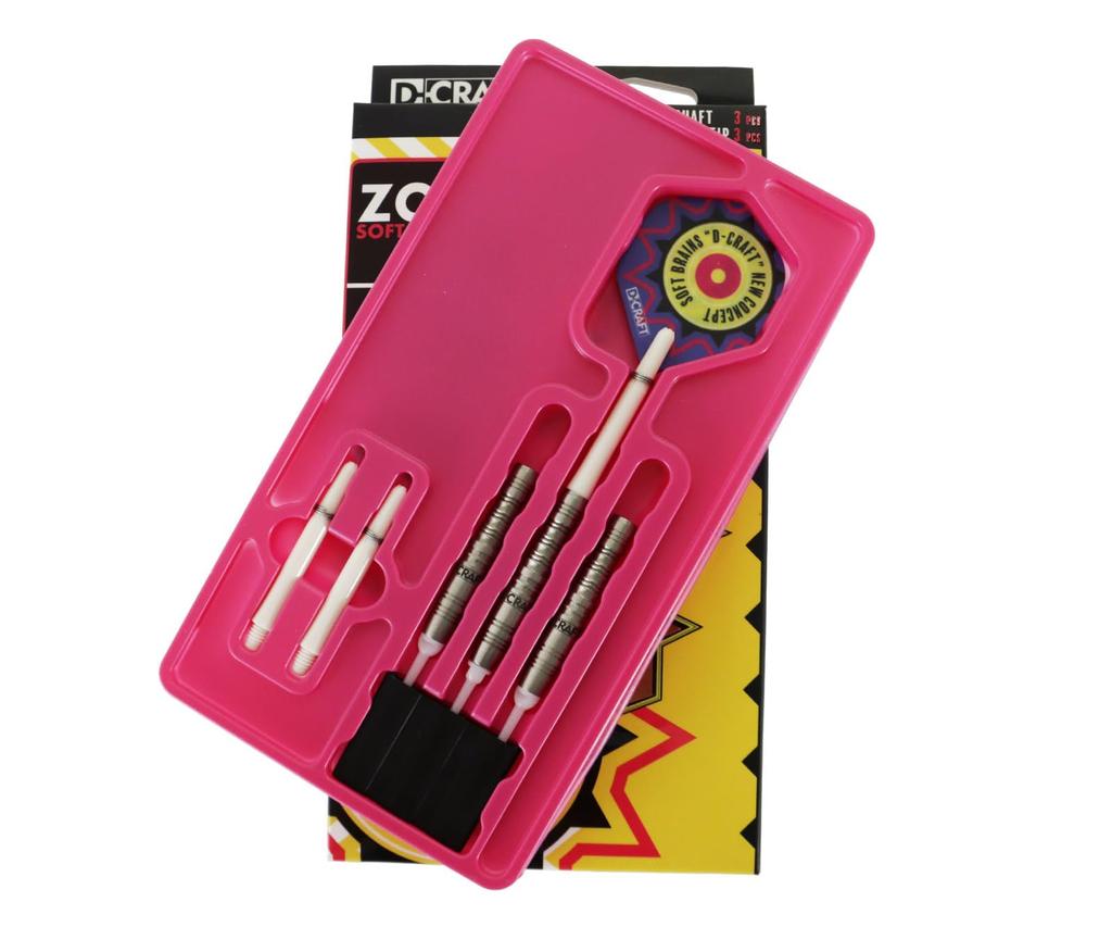 ZONE80 Tungsten Darts for Beginners and Intermediate D-CRAFT Players.