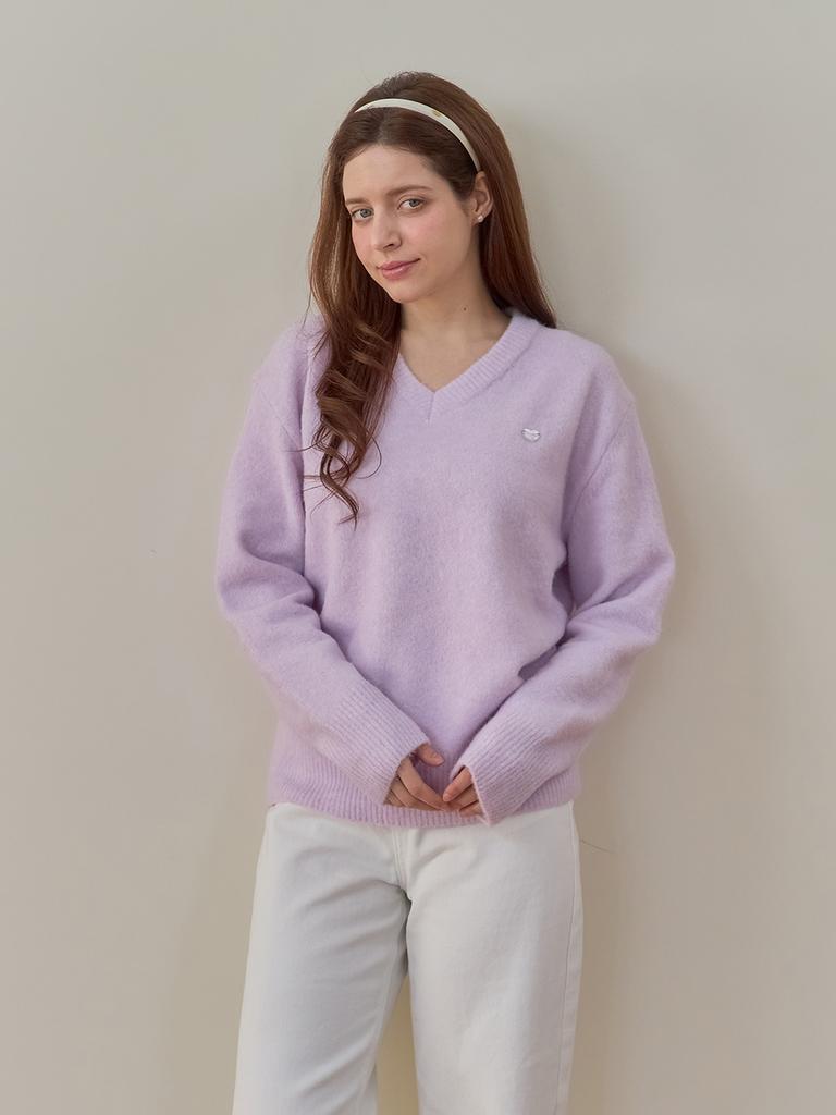 Mejongleuhaleu Candy V-Neck Knit 4 Colors