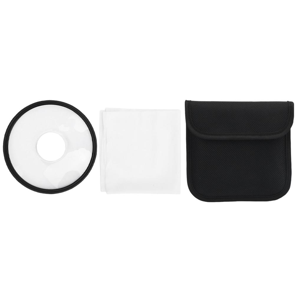 82MM Center Exposure Edge Blur Filter Glass Hollow Core Center Exposure Edge Blur Special Effect