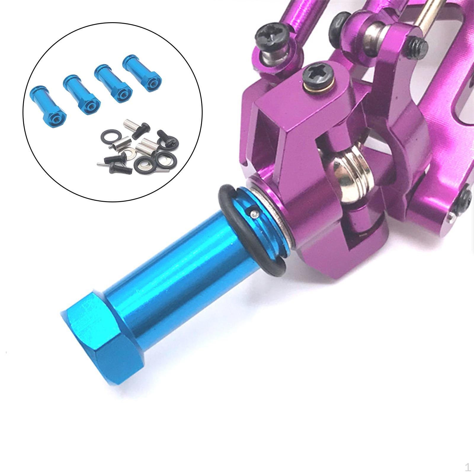 

12mm 1/12 RC Car Wheel Hex Hubs Drive Adapter for 12428 12423 1:12 Road Climbing Truck, FY03 1: Red