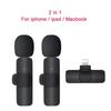 Dual Wireless Lapel Microphone for Mobile Phones – Ideal for Live Streaming and Recording