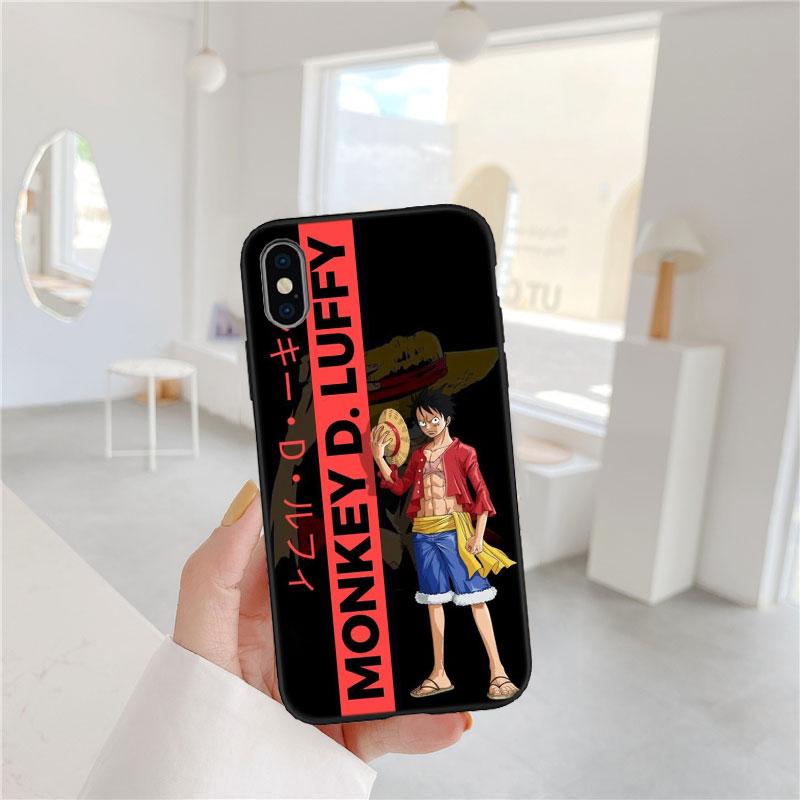 One Piece Anime Soft Shell Phone Case for Redmi Note 10 11 12 Pro Max 10S 10C 10T 11A 11S 12S 12C