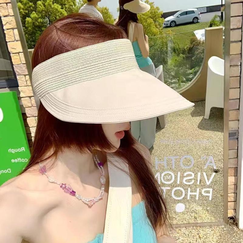 Beach Visor Summer Sun Hat Golf Cap Straw Sun Visor Golf Visor Women Visor Hat