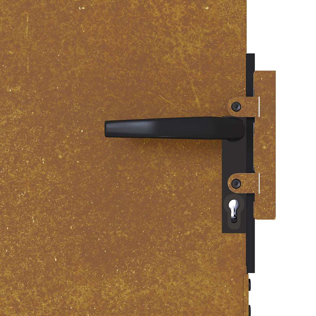 Garden Gate 85 X 125 Cm Corten Steel