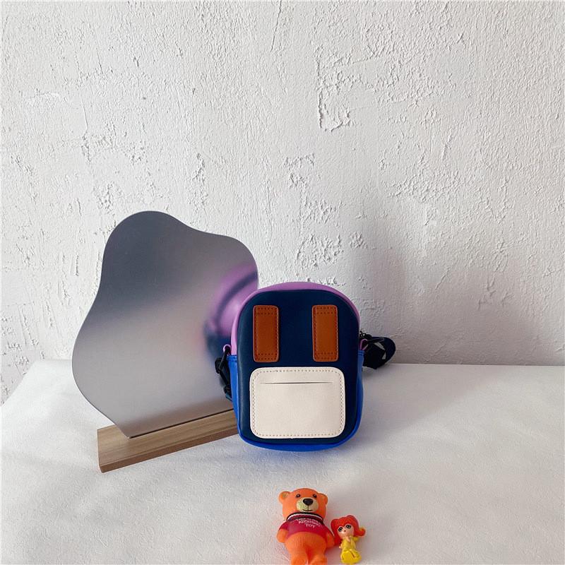 Trendy Fashionable Korean Style Patchwork Children's Crossbody Bag For Kids
