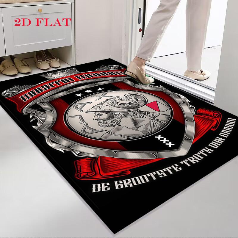 Ajax Logo Carpet Rug for Living Room Bedroom Home Sofa Decoration,Kids Play Nonslip Floor Mat