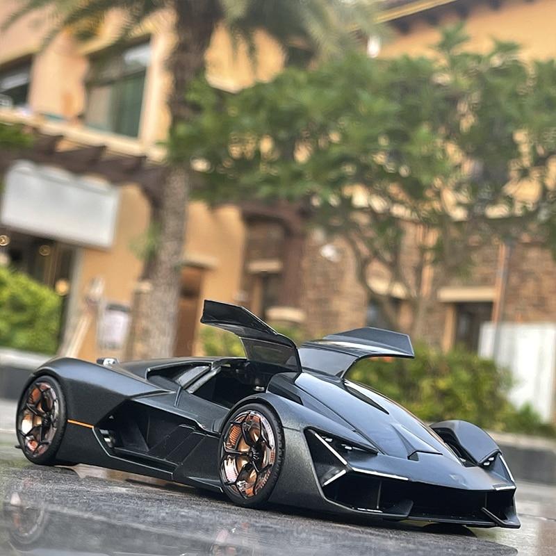 1 :24 Terzo Millennio Alloy Sports Car Diecast Metal High Simulation Toy Concept Car Vehicles Model Collection Childrens Toy Gift