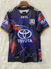 NRL Warriors Broncos Fiji Rabbit Jaguar Short Sleeve Rugby Jerseys Training Suit