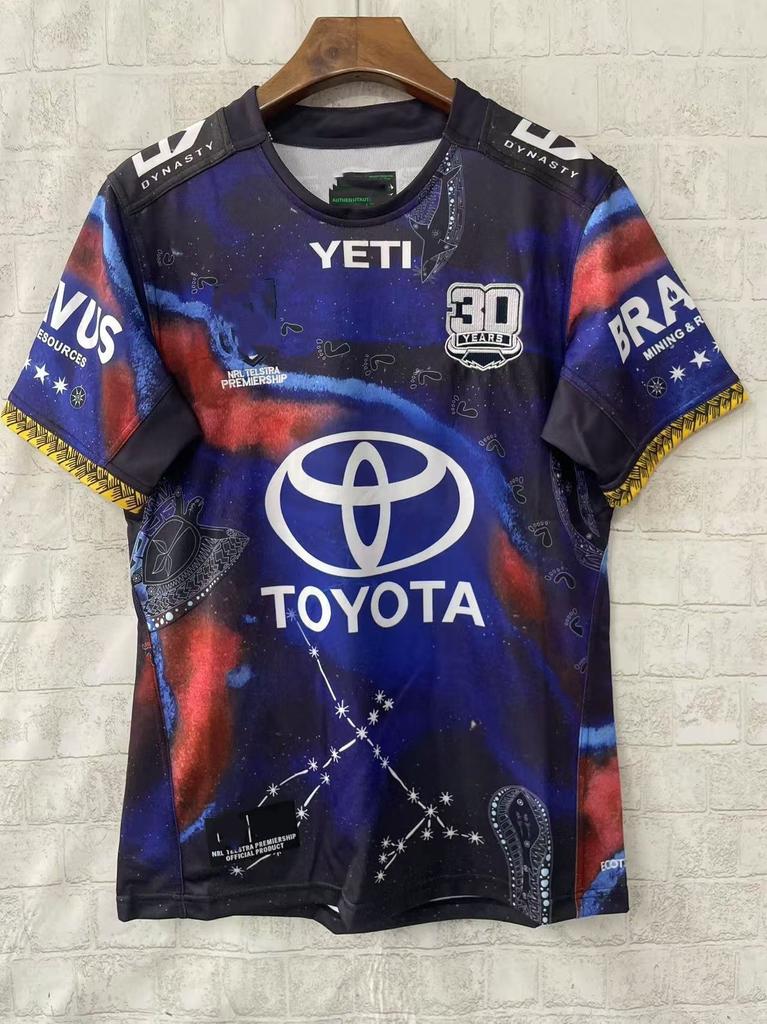 NRL Warriors Broncos Fiji Rabbit Jaguar Short Sleeve Rugby Jerseys Training Suit