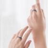 Van Gogh Starry for Sky Ring Open Lover Couple Ring Adjustable Finger Ring for A
