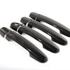 Decoration Door Handle Cover For Toyota Yaris 2006-2011 Vitz XP90 Cars Accessories Chrome Silver Carbon Fiber Exterior Styling