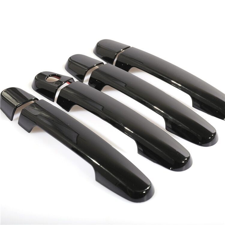Decoration Door Handle Cover For Toyota Yaris 2006-2011 Vitz XP90 Cars Accessories Chrome Silver Carbon Fiber Exterior Styling