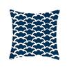 Geometric Simple Blue Print Pillow Case Office Sofa Cushion Cover Luxury Home Decor Cushion Cover