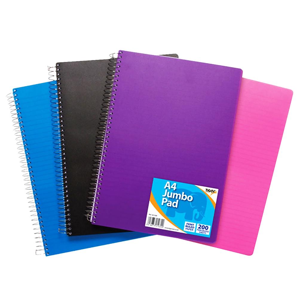 Tiger Stationery Ring Bound Jumbo Pads