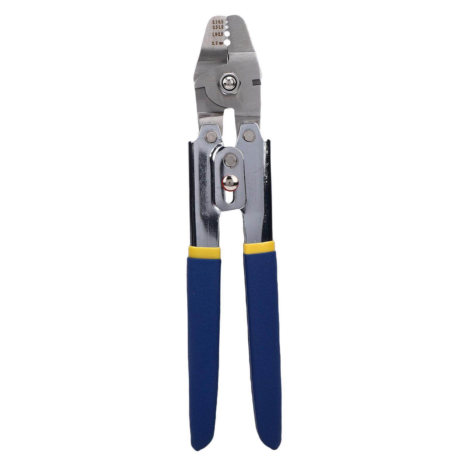 

Wire Rope Crimping Swaging Tool 10 Inch Wire Rope Crimper Cutter with 300pcs Aluminum Loop Sleeve