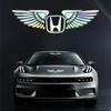 QWNQ5 Colorful Reflective Laser Angel Wing Styling Car Trunk Door Stickers for Honda Civic 10th 11th Gen Hrv Jazz City Fit Accord Crv