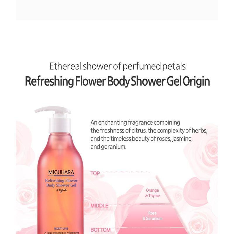 MIGUHARA Refreshing Flower Body Shower Gel Origin