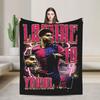 Lamine YYamal Flannel Blanket Number  Football Creative Throw Blankets for Home cm Quilt
