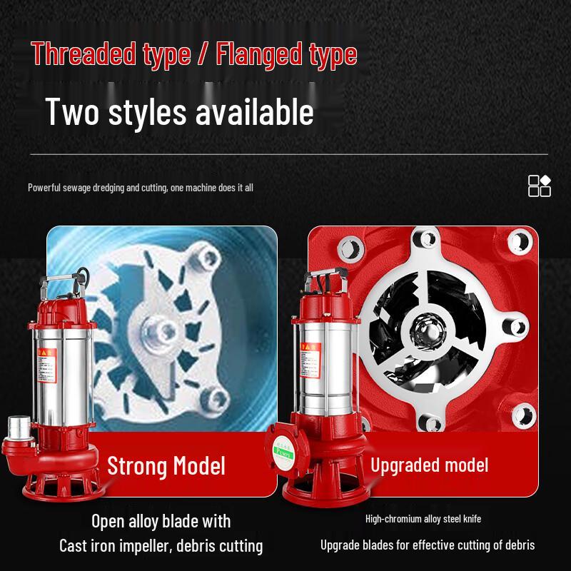Stainless Steel Cutting Sewage Pump
