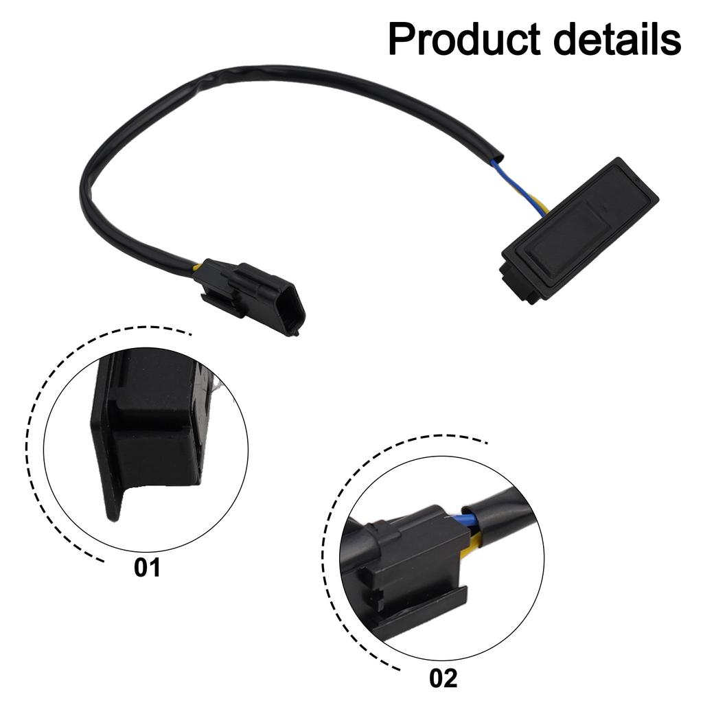 1x Rear Trunk Tailgate Handle Switch For Nissan Qashqai 25380-4EA0A Replacement