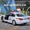 Chinese Police Car Series BMW M5 Ford Mustang VW T-ROC Jeep Wrangler Diecasts & Toy Vehicles 1:36 Alloy Model Pull Back Cars